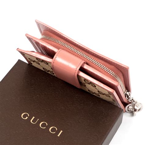 Gucci Women's Wallet Women's short Bi Fold Blue & White 